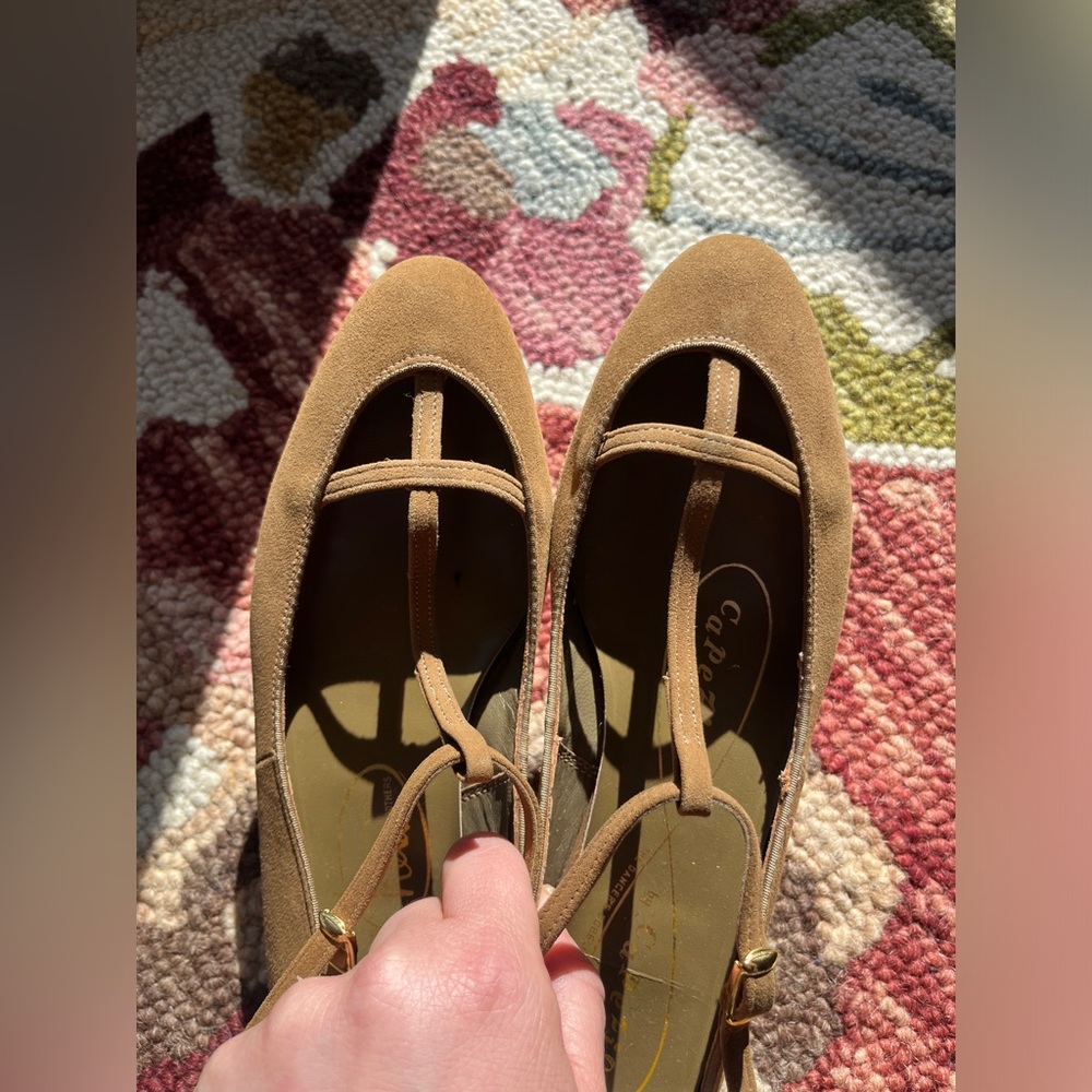 Vintage 60s Capezio T-Strap Ballet Flats